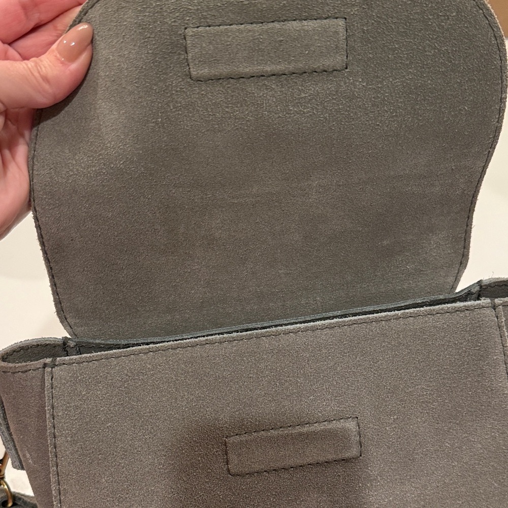 Madewell sage Suede Crossbody Bag - Picture 6 of 8